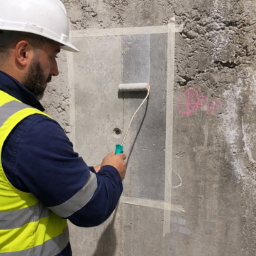 Silikat Boyalar İle Brüt Beton Yüzey Onarımı