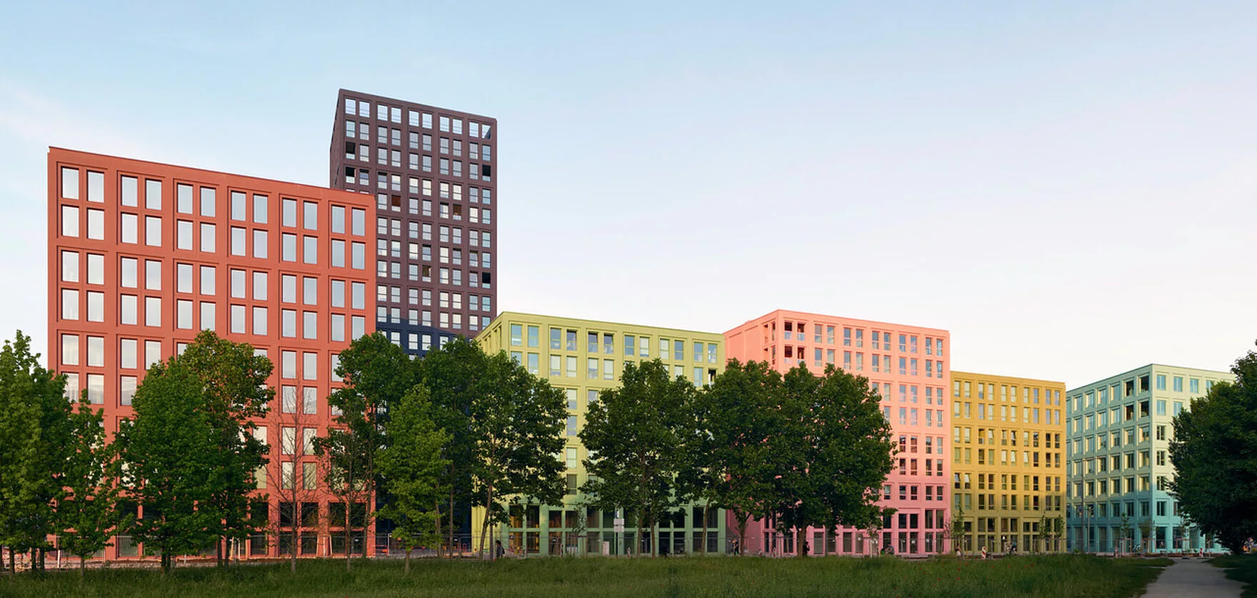 Strasbourg Ilot Saint-Urbain konut projesi ve mineral yüzey estetiği