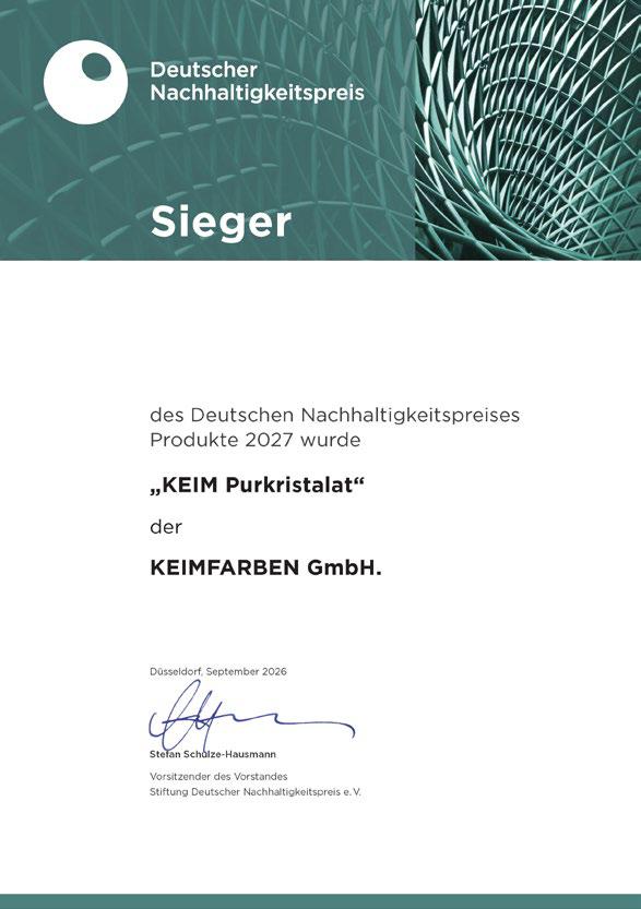 KEIM Purkristalat sürdürülebilirlik haberinden ikinci görsel